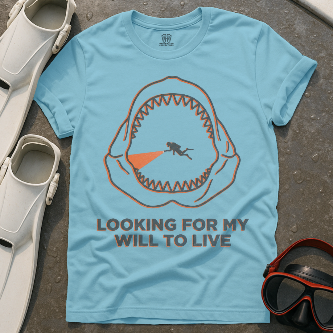 Will To Live Scuba Diving T-Shirt