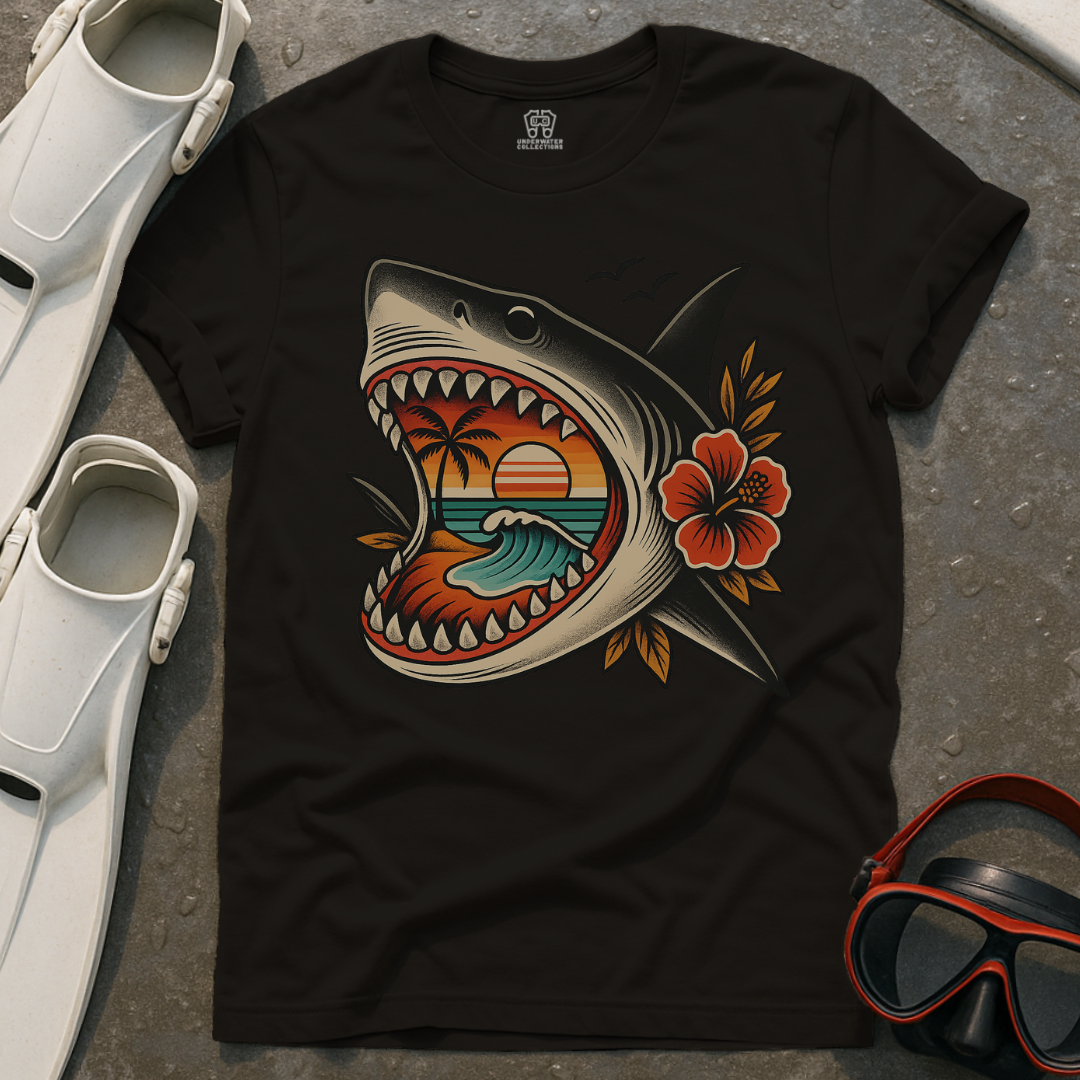 Vintage Shark Beach T-Shirt