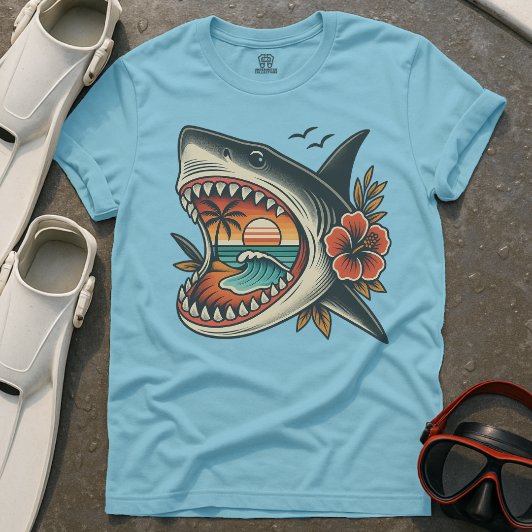 Vintage Shark Beach T-Shirt