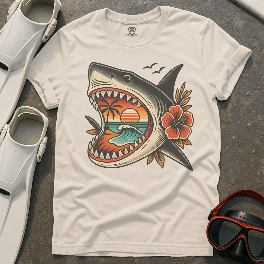 Vintage Shark Beach T-Shirt