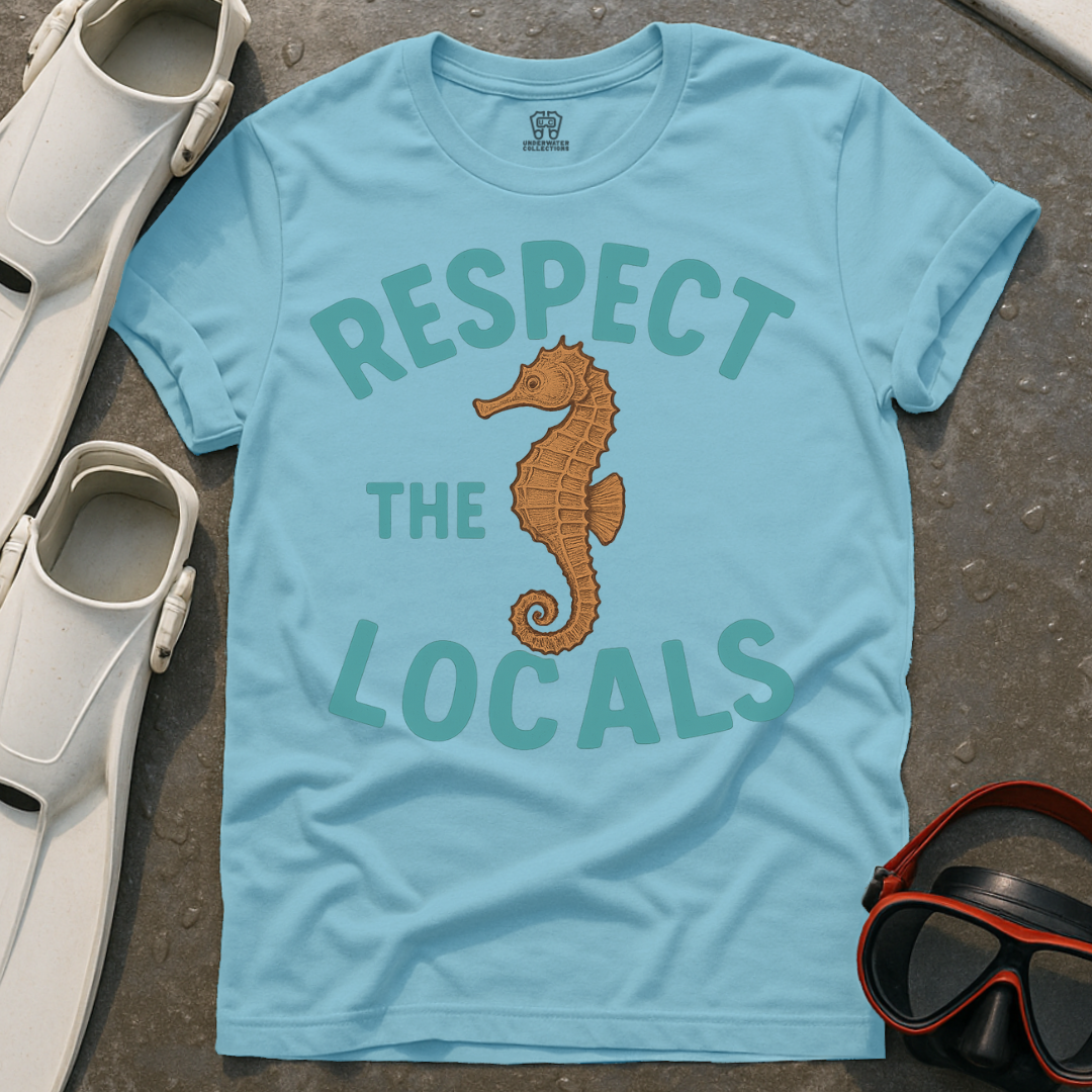 Respect The Locals Seahorse T-Shirt