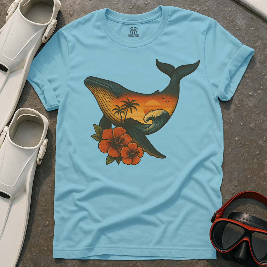 Whale Sunset T-Shirt