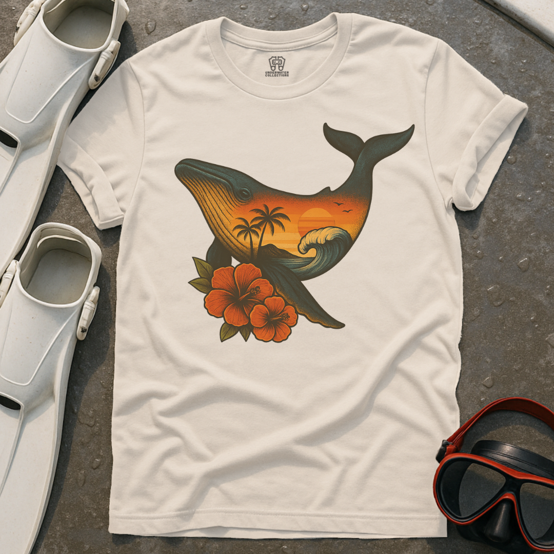 Whale Sunset T-Shirt