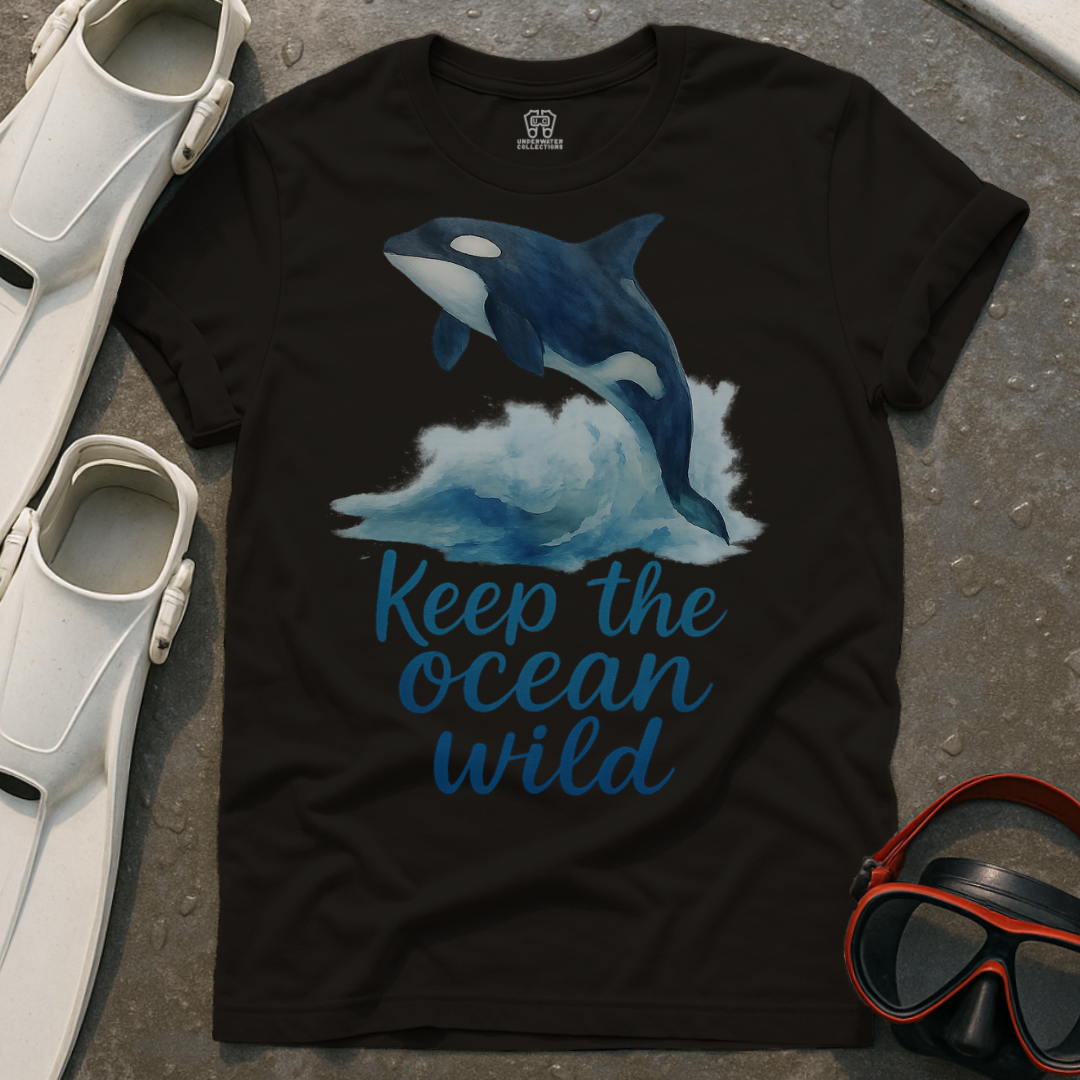 Keep The Ocean Wild Orca T-Shirt