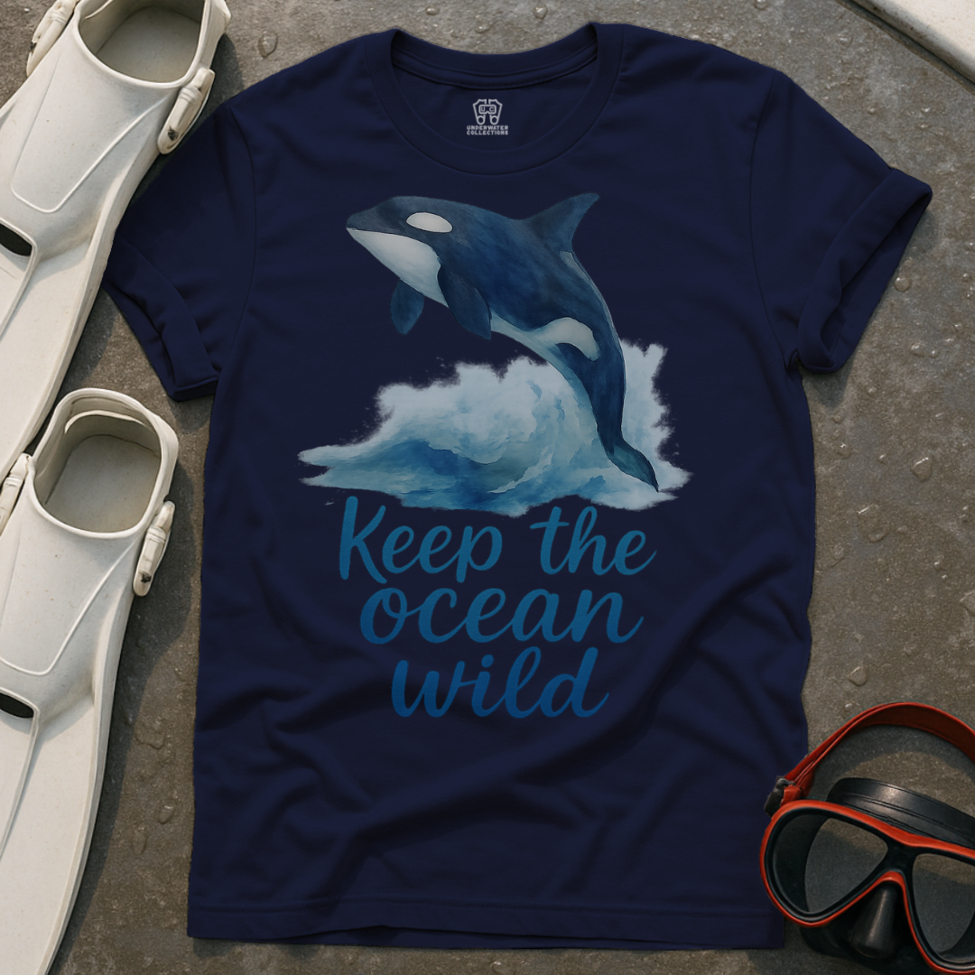 Keep The Ocean Wild Orca T-Shirt