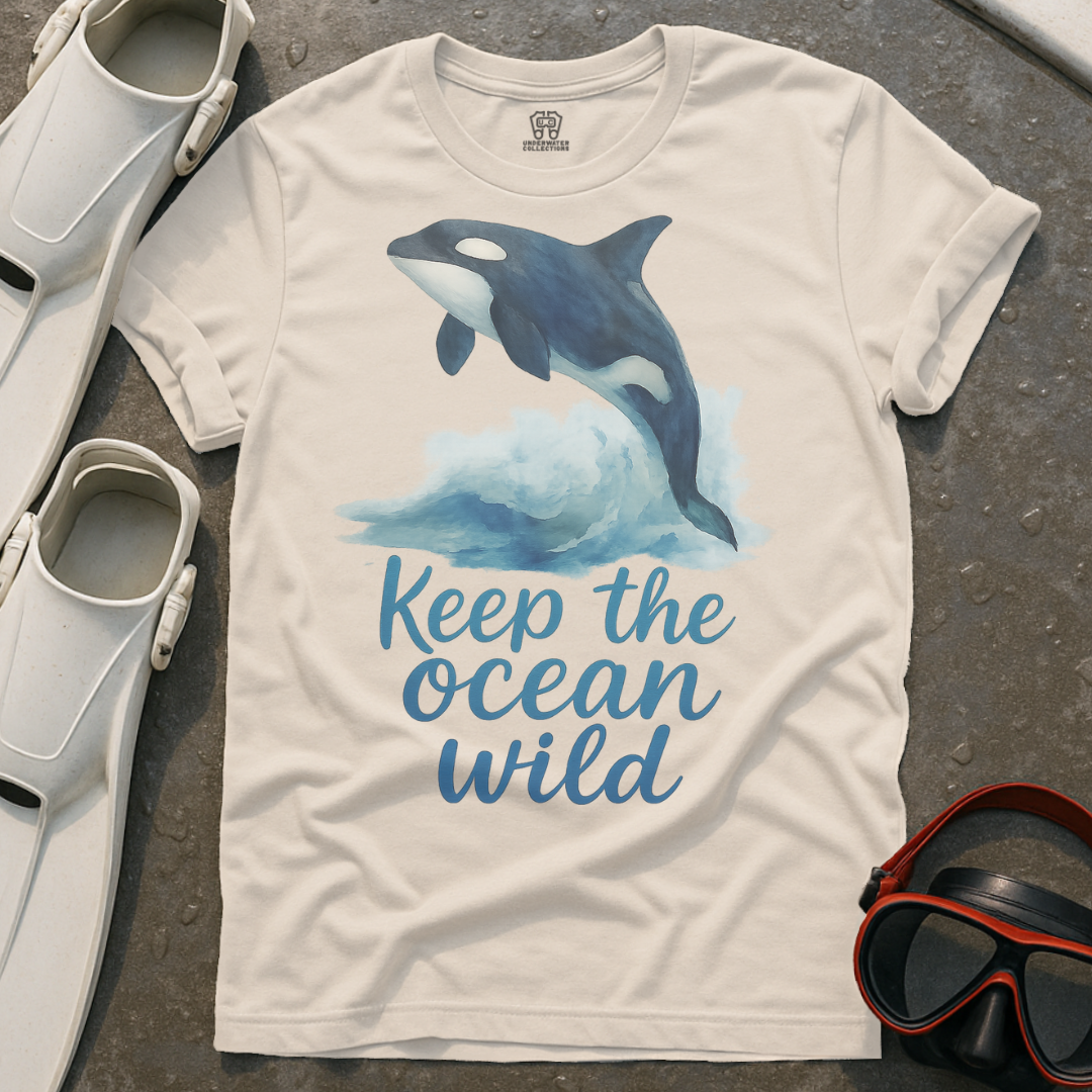 Keep The Ocean Wild Orca T-Shirt