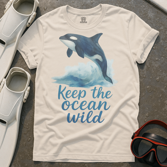 Keep The Ocean Wild Orca T-Shirt