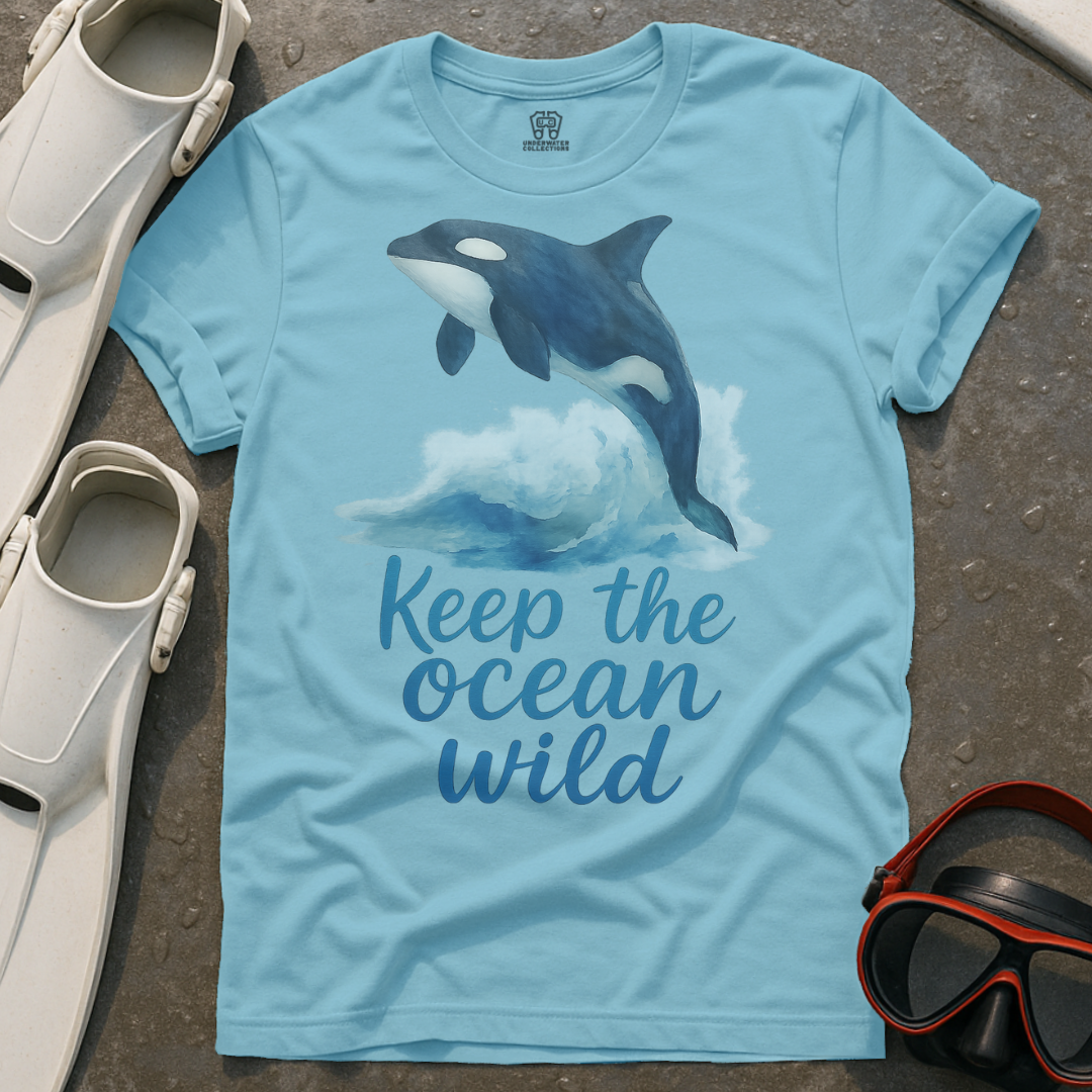 Keep The Ocean Wild Orca T-Shirt
