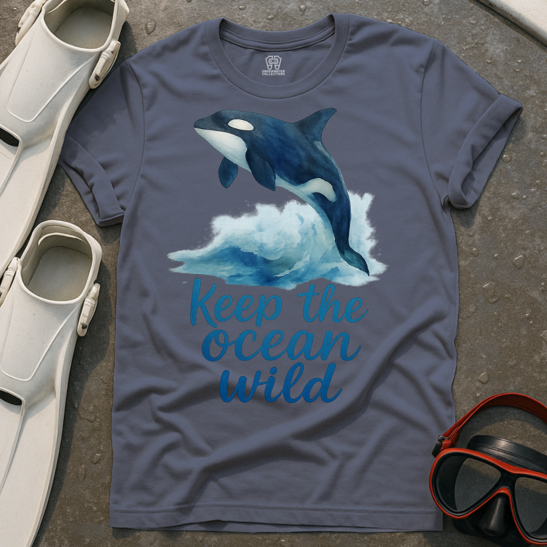 Keep The Ocean Wild Orca T-Shirt