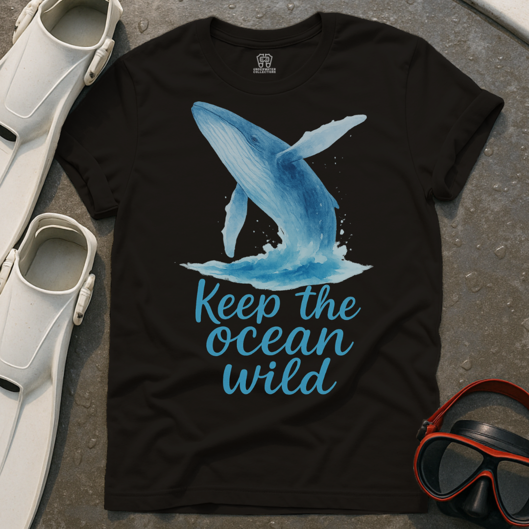 Keep The Ocean Wild Whale T-Shirt