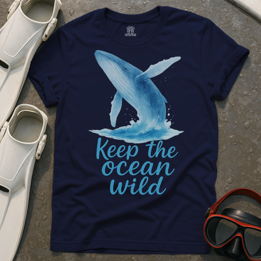 Keep The Ocean Wild Whale T-Shirt