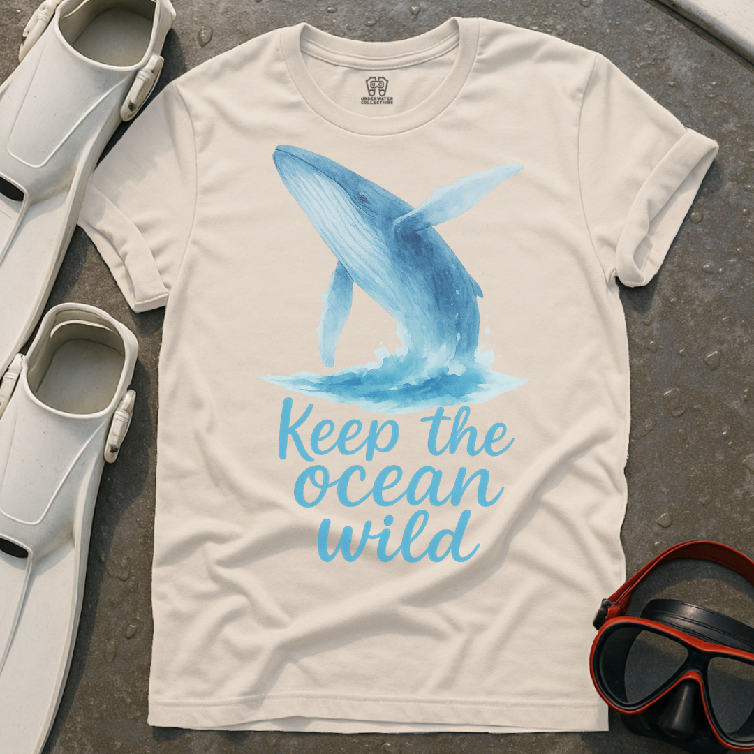 Keep The Ocean Wild Whale T-Shirt