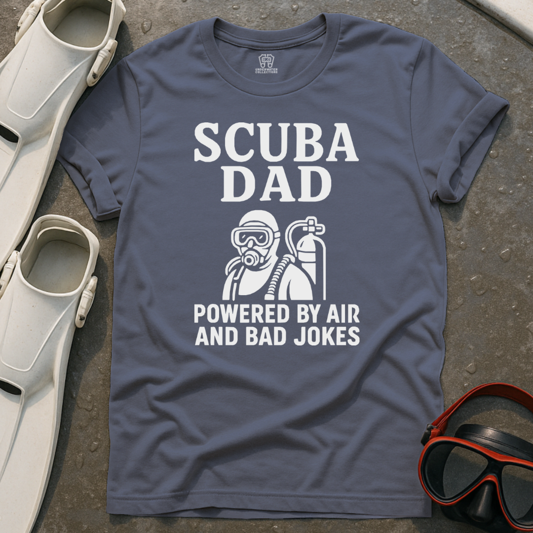 Scuba Dad Powered By... T-Shirt