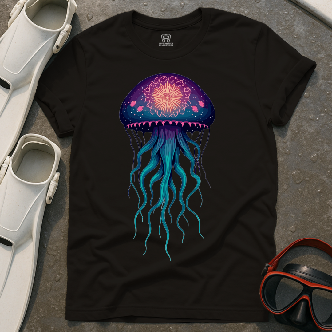 Purple Jellyfish Mandala T-Shirt