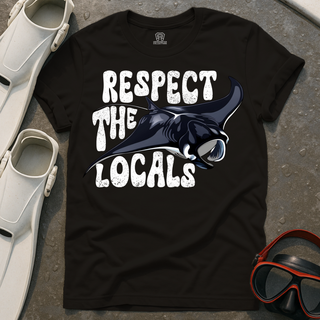Respect The Locals Manta Ray T-Shirt