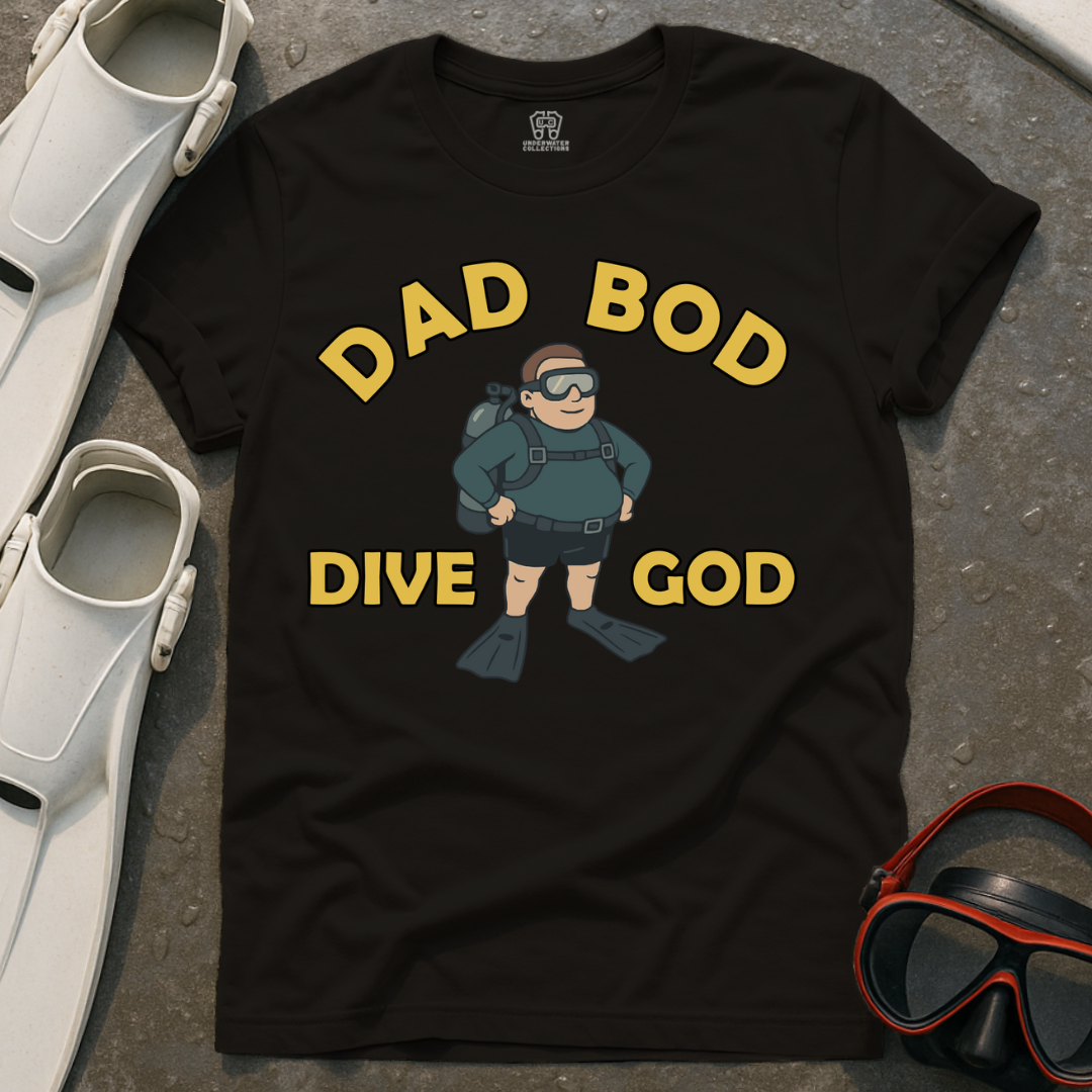 Dad Bod Dive God T-Shirt