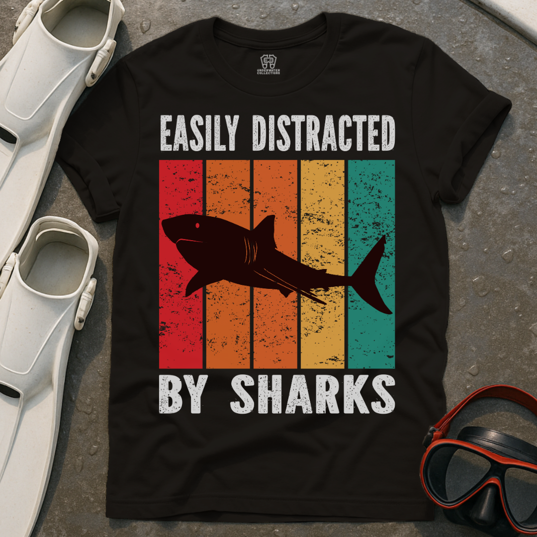 Easily Distracted By Sharks T-Shirt