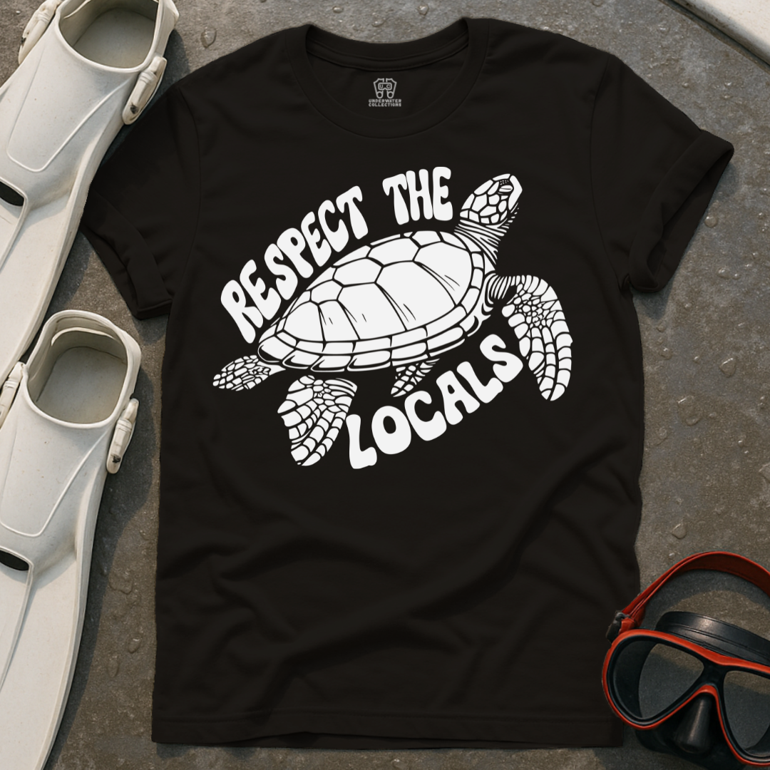 Respect The Locals Turtle T-Shirt