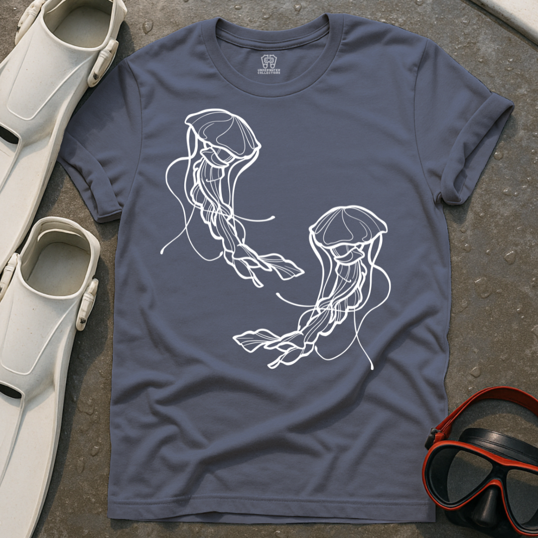 Jellyfish Line Art T-Shirt