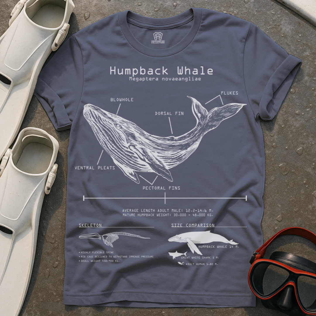 Humpback Whale Anatomy T-Shirt