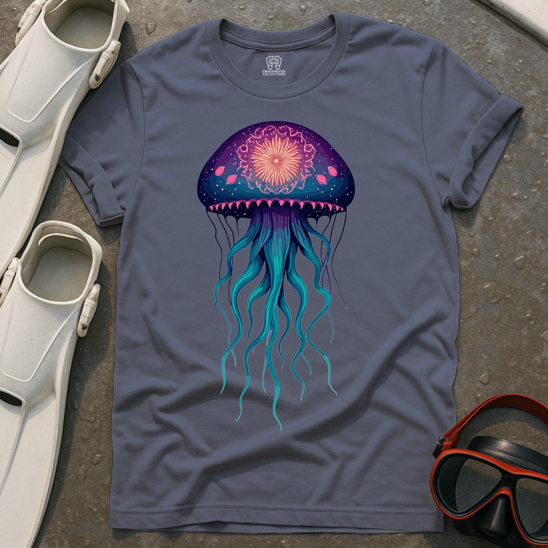 Purple Jellyfish Mandala T-Shirt