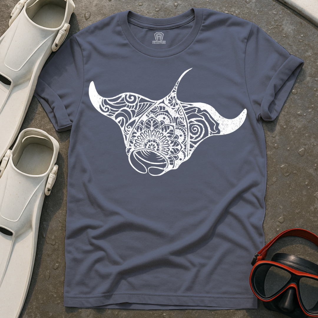 Manta Ray Mandala T-Shirt