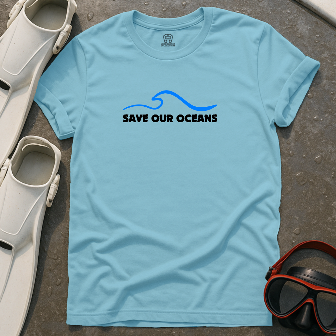 Save Our Oceans Minimalist T-Shirt