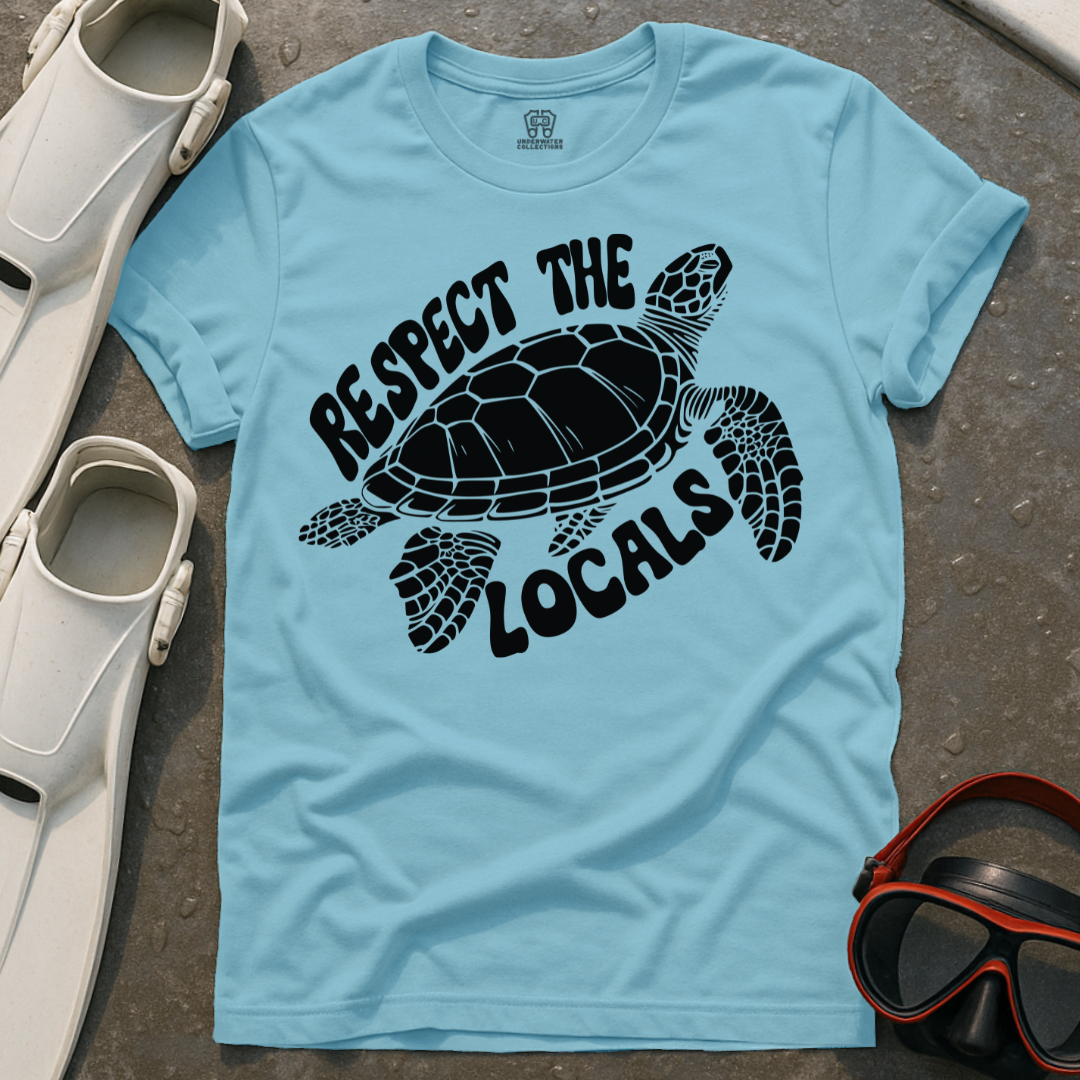 Respect The Locals Turtle T-Shirt