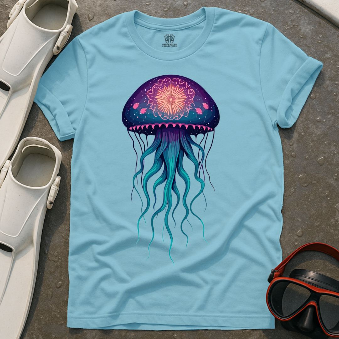 Purple Jellyfish Mandala T-Shirt