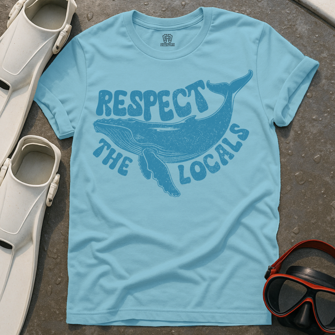 Respect The Locals Whale T-Shirt