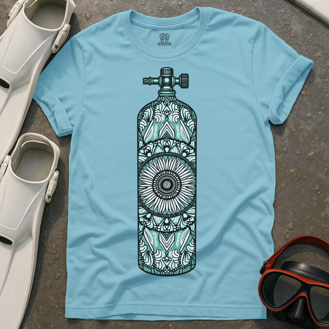 Scuba Tank Mandala T-Shirt