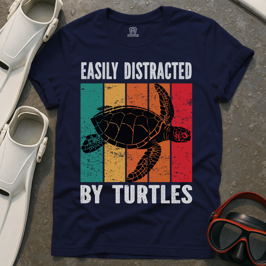 Easily Distracted By Turtles T-Shirt