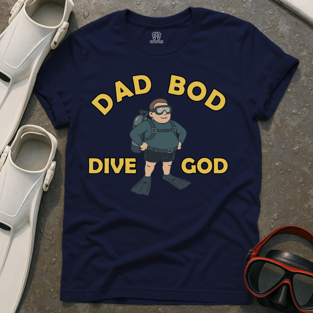 Dad Bod Dive God T-Shirt