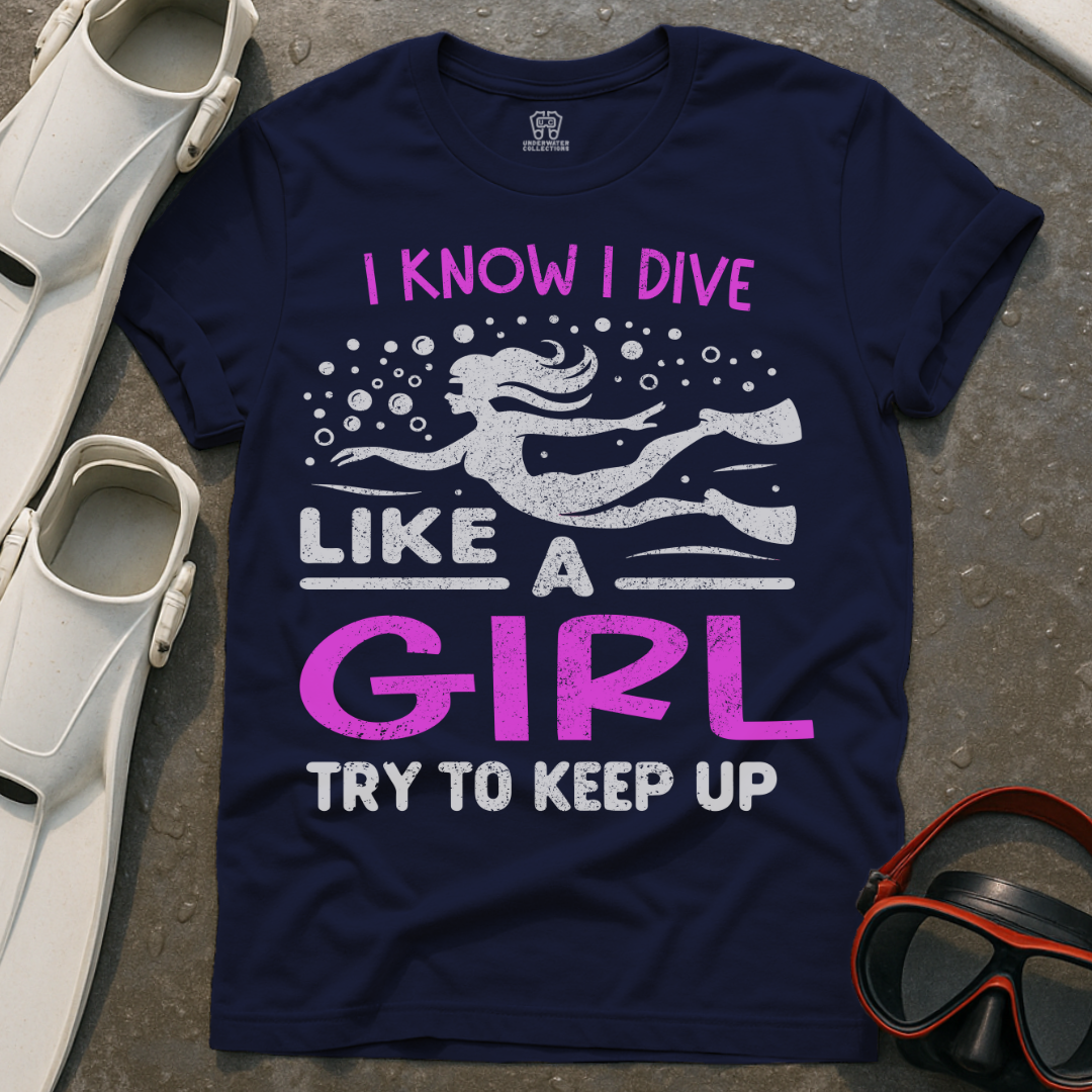 Dive Like A Girl T-Shirt