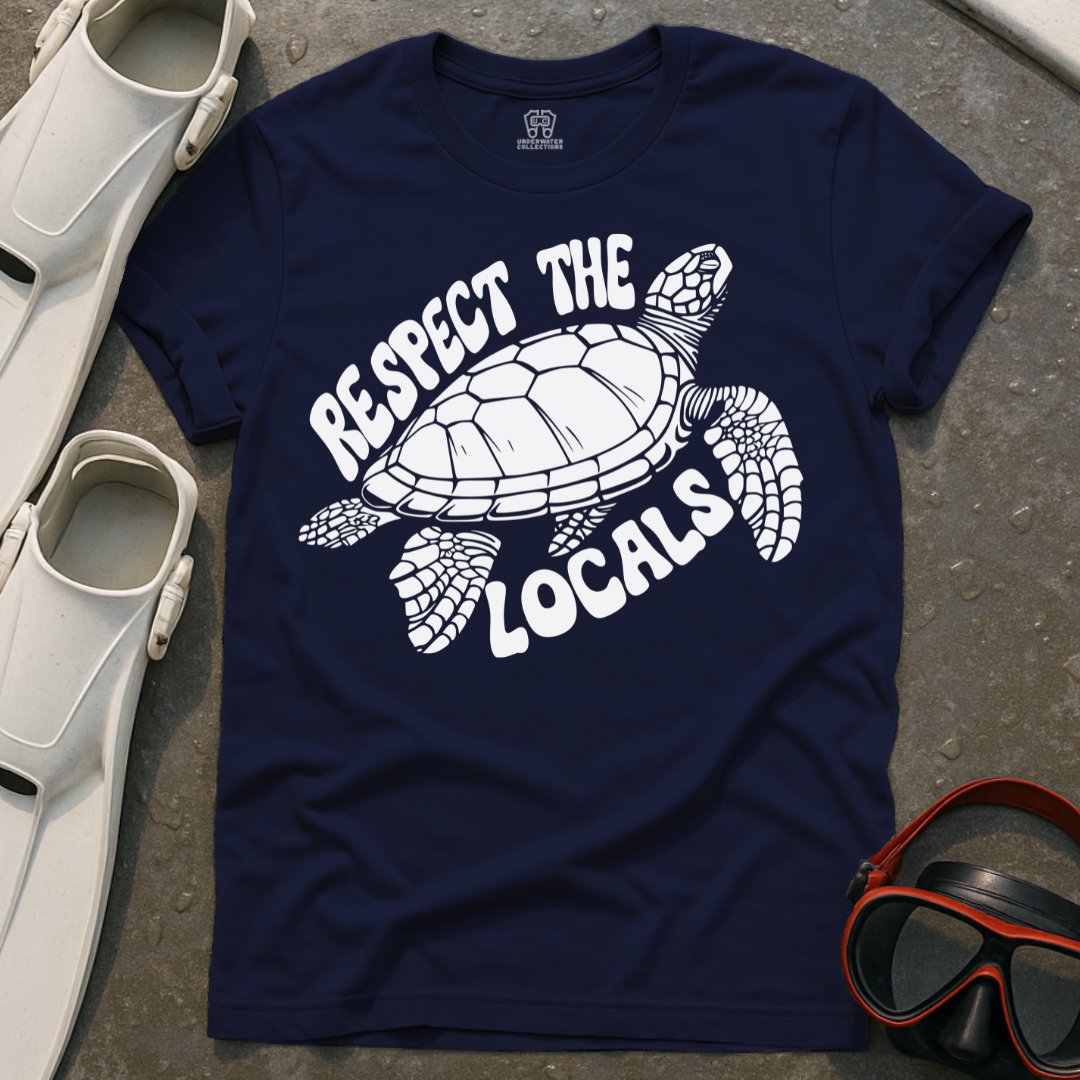 Respect The Locals Turtle T-Shirt