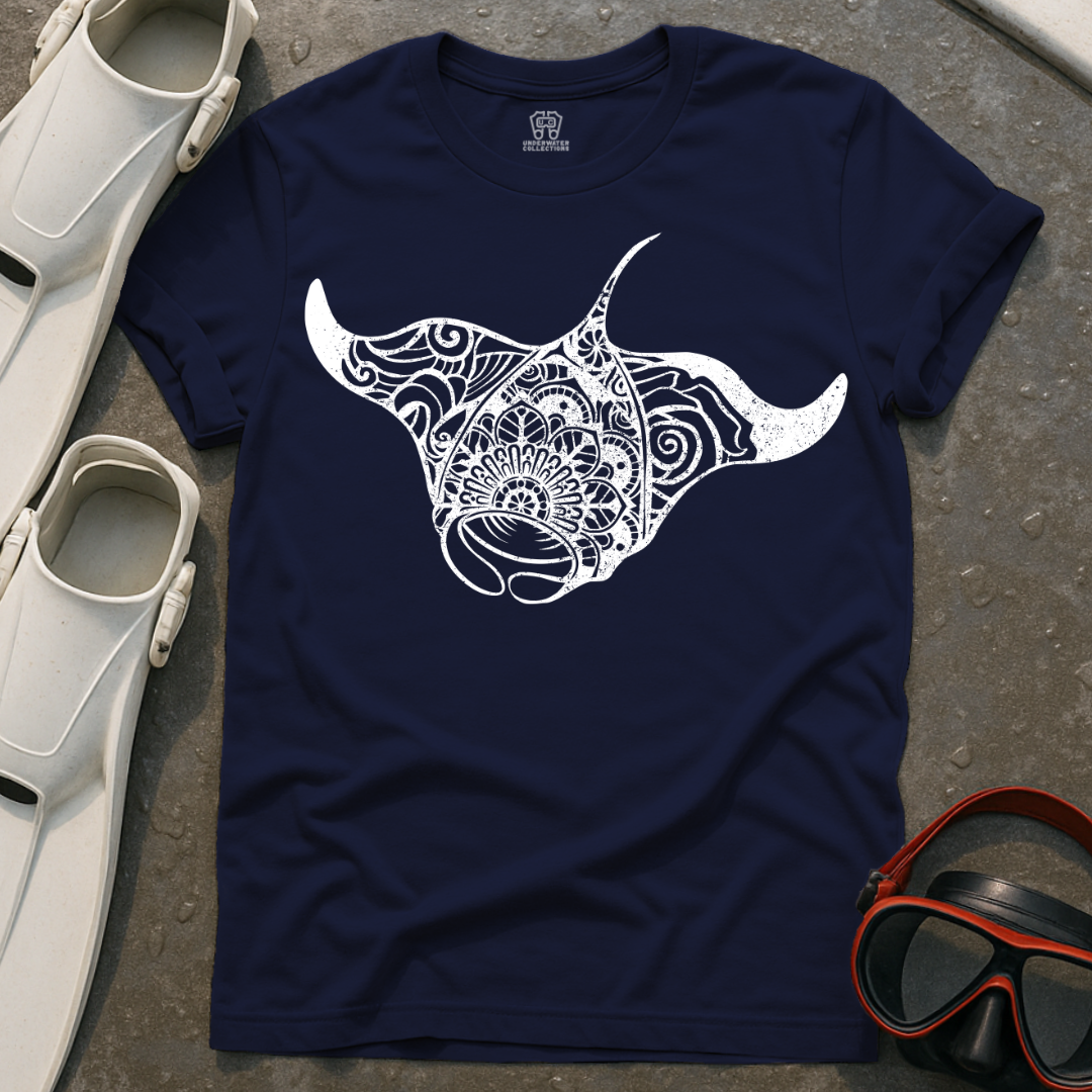 Manta Ray Mandala T-Shirt