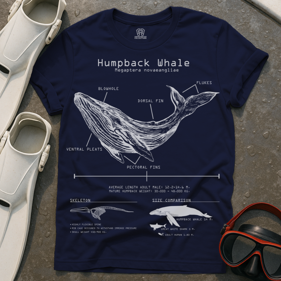 Humpback Whale Anatomy T-Shirt