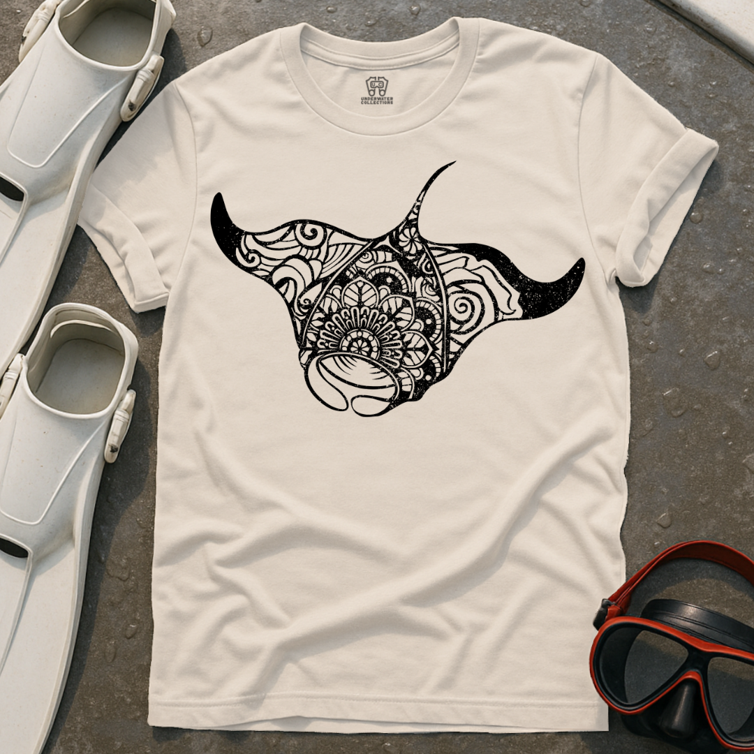 Manta Ray Mandala T-Shirt