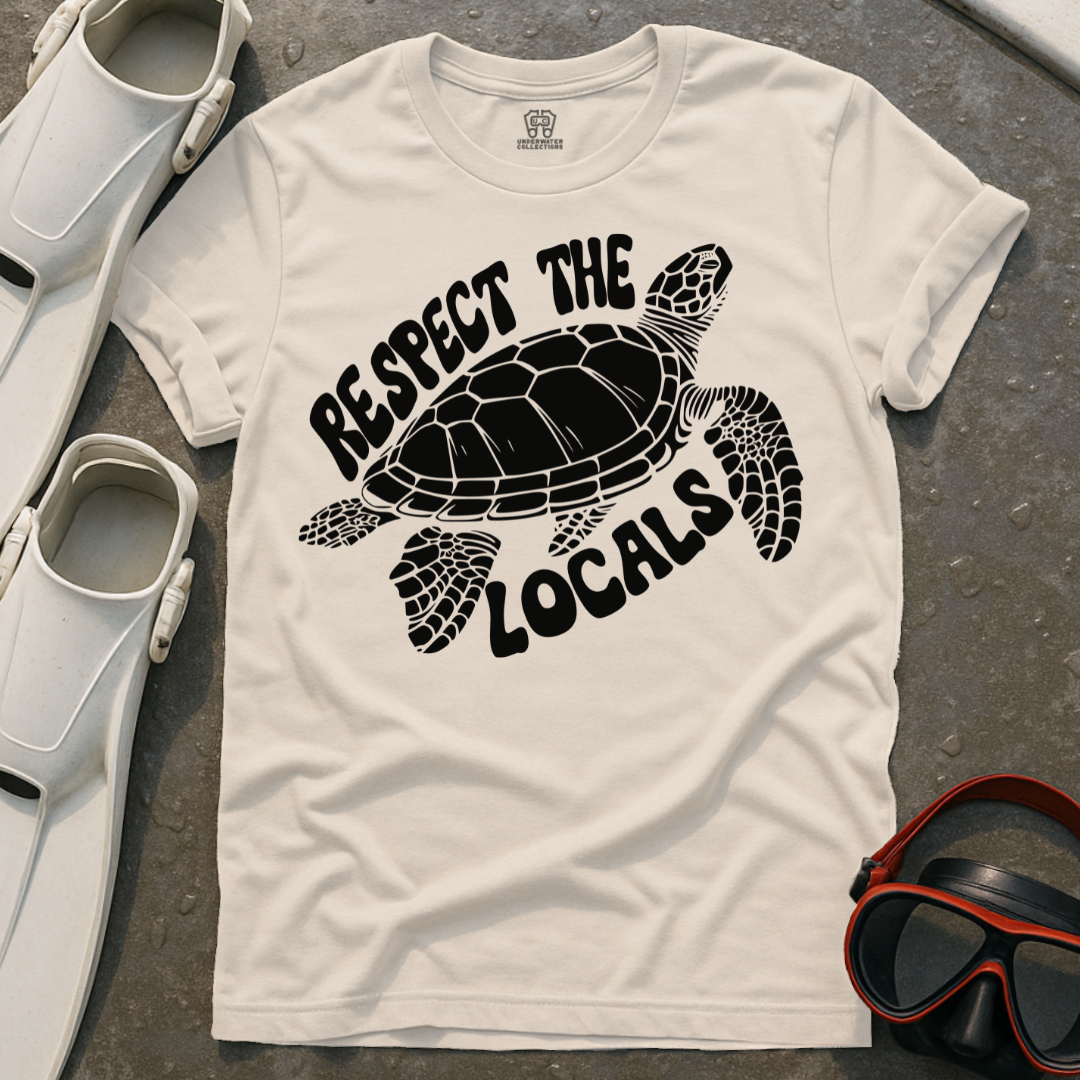 Respect The Locals Turtle T-Shirt