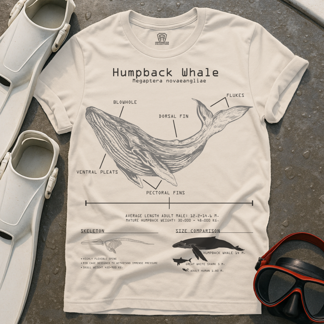 Humpback Whale Anatomy T-Shirt