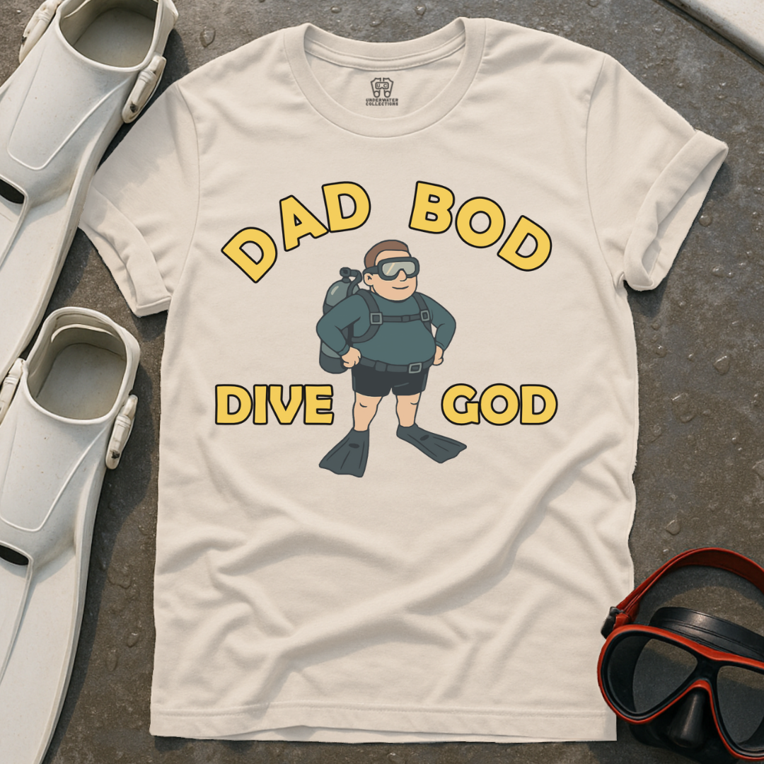 Dad Bod Dive God T-Shirt