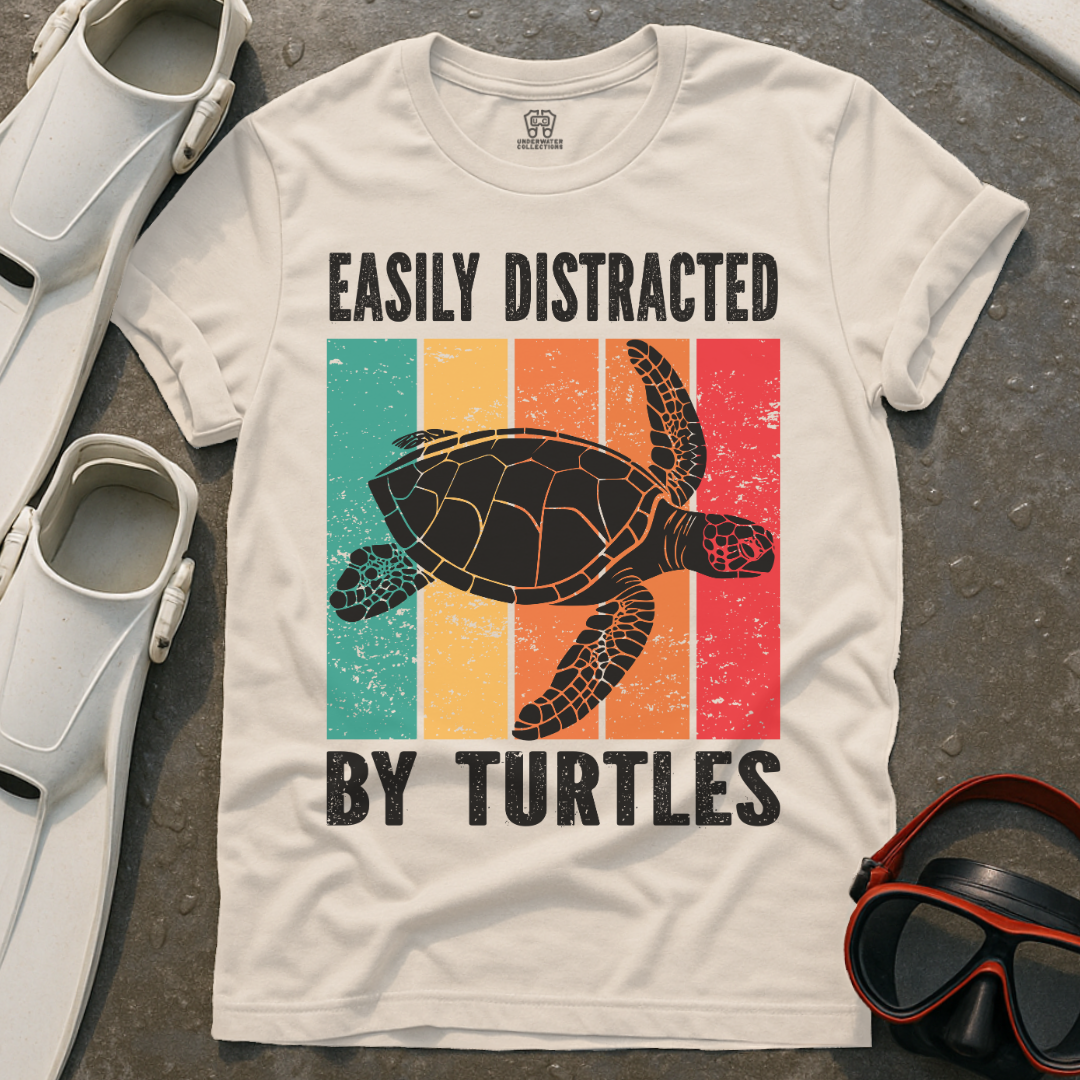 Easily Distracted By Turtles T-Shirt