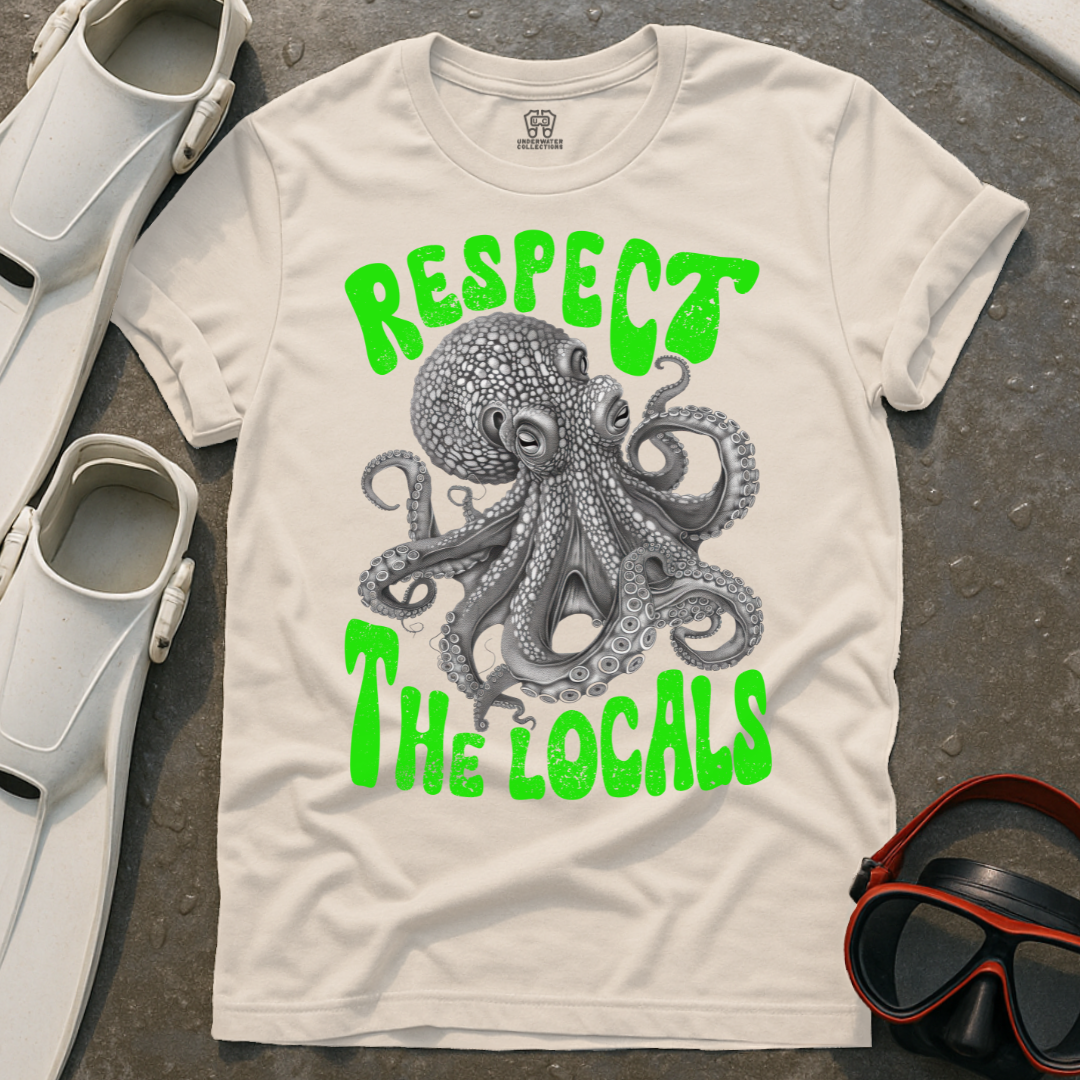 Respect The Locals Octopus T-Shirt