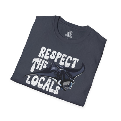 Respect The Locals Manta Ray T-Shirt