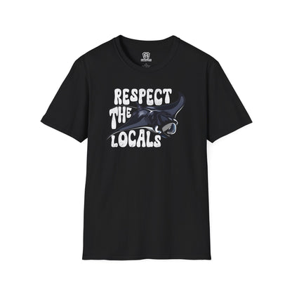Respect The Locals Manta Ray T-Shirt