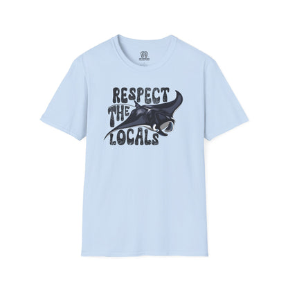 Respect The Locals Manta Ray T-Shirt