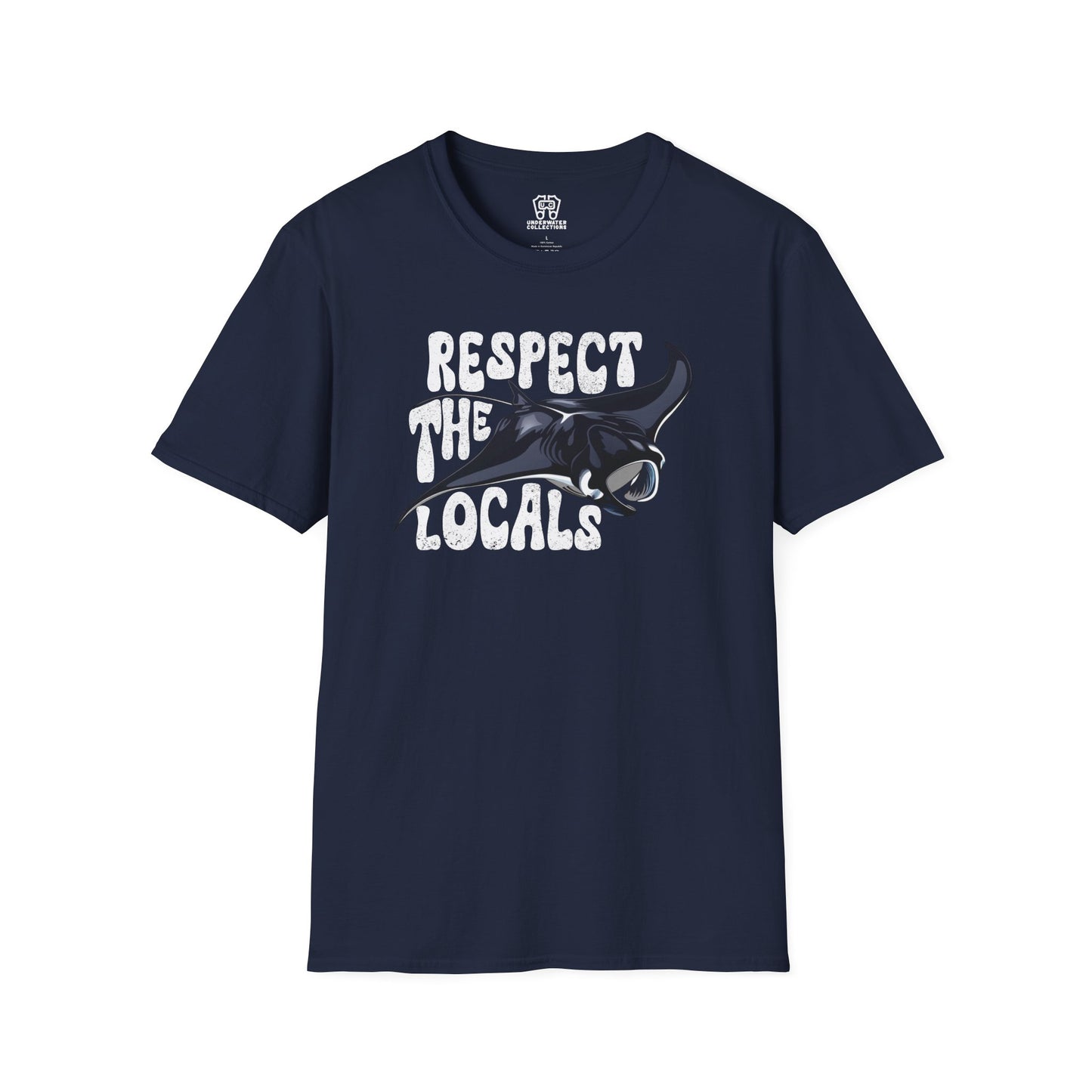 Respect The Locals Manta Ray T-Shirt