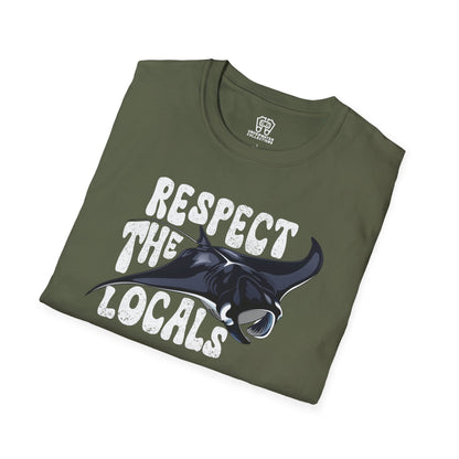 Respect The Locals Manta Ray T-Shirt