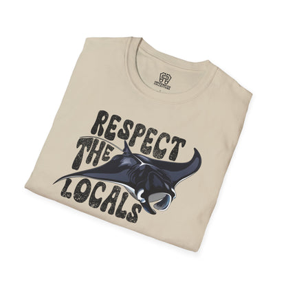 Respect The Locals Manta Ray T-Shirt