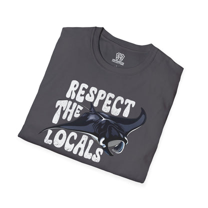 Respect The Locals Manta Ray T-Shirt